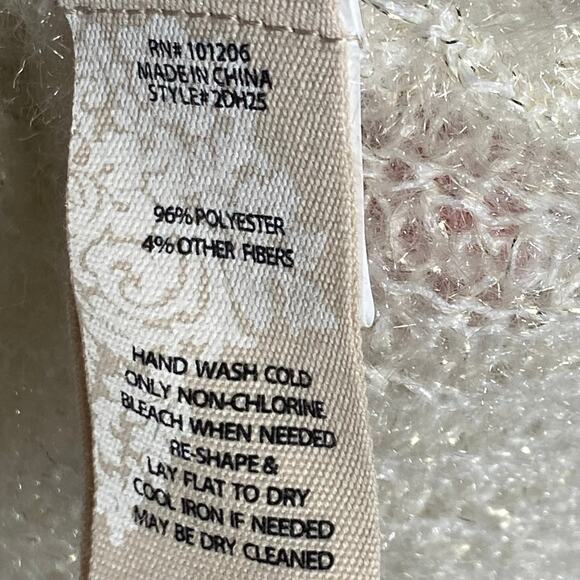 Soft Surroundings Womens Size Small Noemi Sparkly Metallic Sweater Pullover - Picture 9 of 9